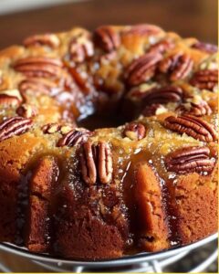 Pecan Upside Down Cake